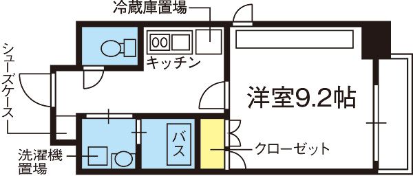 デュアリス山手 間取り図