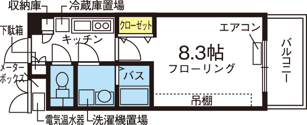 覚王山ヴィレッジ 間取り図