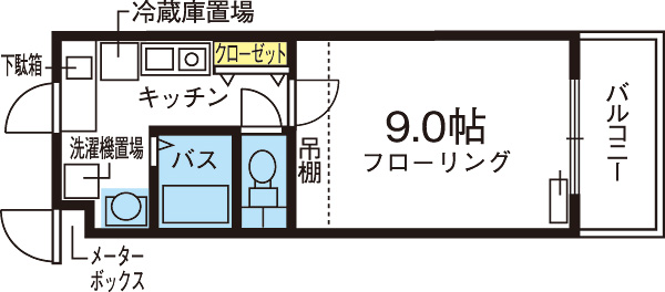 メランザーナISEKI 間取り図