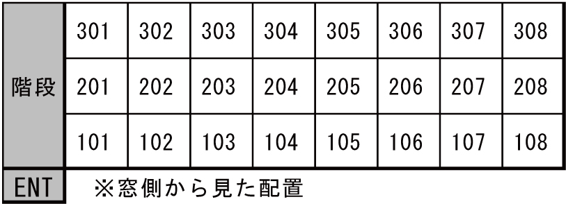 メランザーナISEKI 配置図