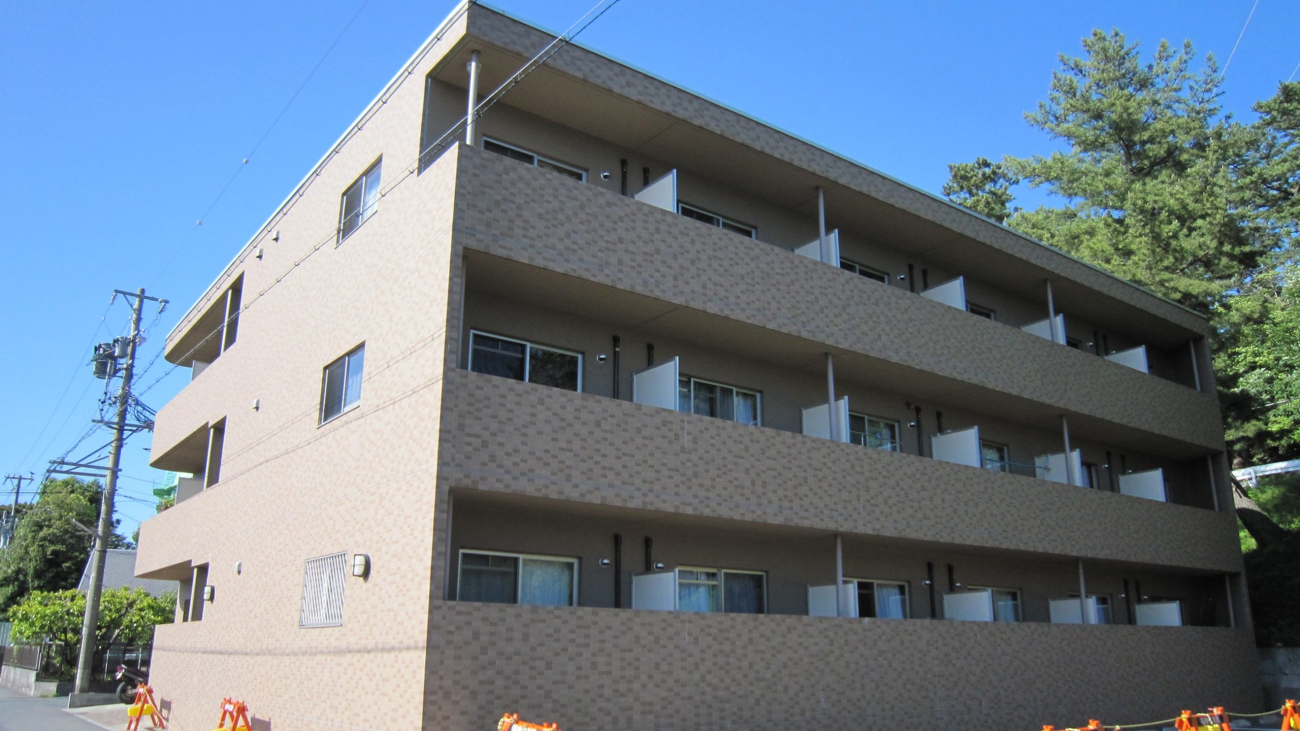 棒屋第3城北ハイツ ベランダ側(南側)