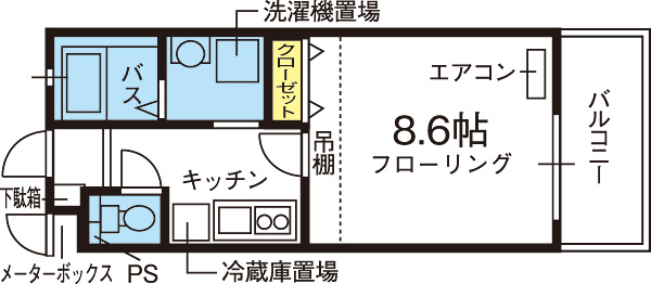サンセール大谷 間取図②