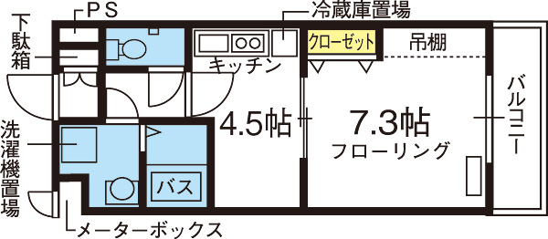 ダイヤモンドヒルズⅡ 間取り図