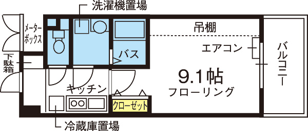 ダイヤモンドヒルズ 間取り図