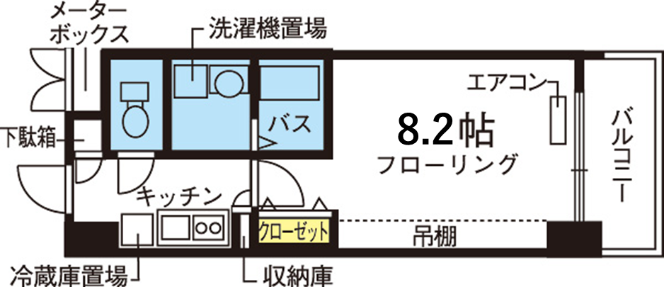 ヴァンクール吹上 間取り図