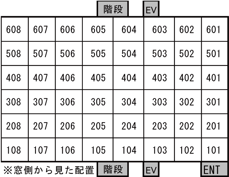 ダイヤモンドヒルズ 配置図