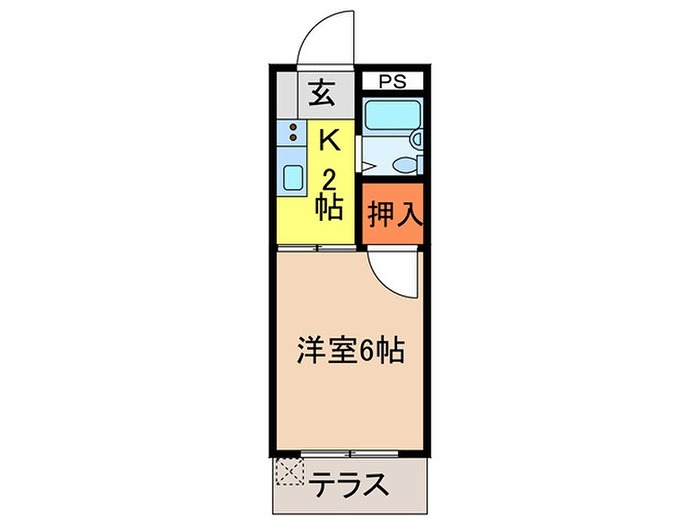 ツカタハイツ 間取り