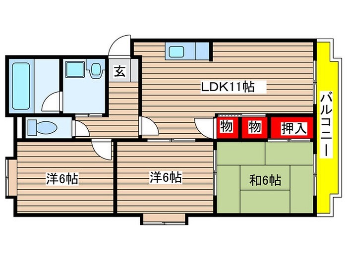 富士ハイツ 間取り