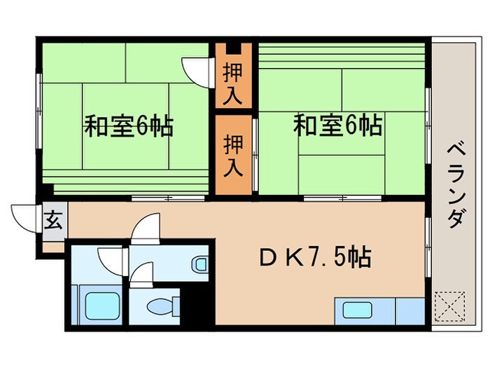 ヨコタコーポ 間取り