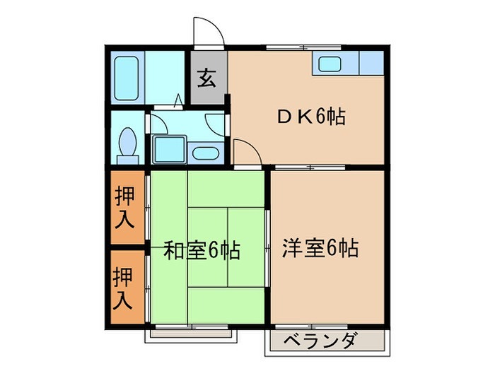サンハウス第３ 間取り