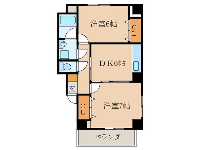 シェソワ町南 間取り