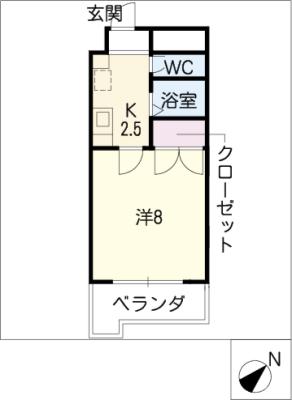 パラダイスヒルズ千種 間取り