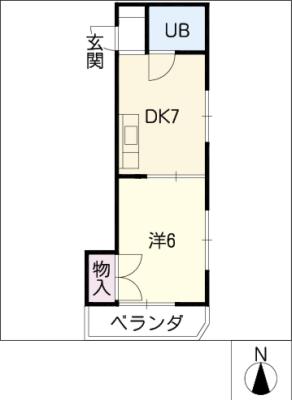 花見ハイツ 間取り