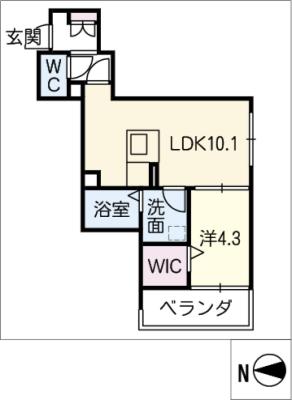 ベレオ白山 間取り
