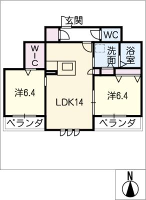 ヴィラコート檀溪 間取り