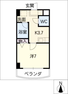ラフィネ山手 間取り