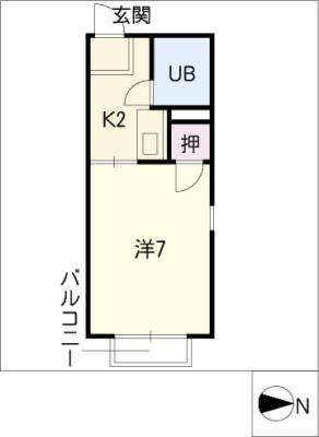 ドーミトリ前山Ａ棟 間取り