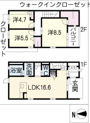Ｃ’Ｓファミリア前山Ａ棟 間取り