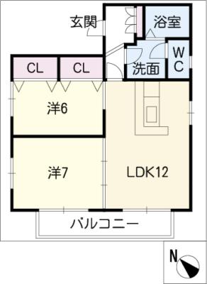 アスター園山 間取り