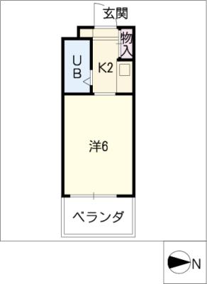 メゾンドテルム４０２号 間取り