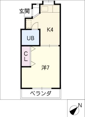 コーポ穂波 間取り