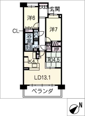 ザ・パークハウス東山公園 間取り