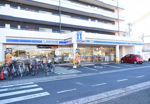 サン・バニアン 【コンビニエンスストア】ローソン　近鉄江戸橋駅前店まで330ｍ