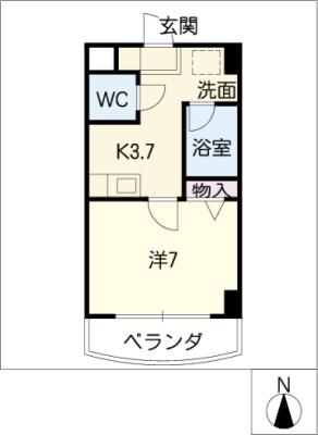 ラフィネ山手 間取り