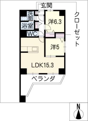 Ｌｏｔｕｓ覚王山 間取り