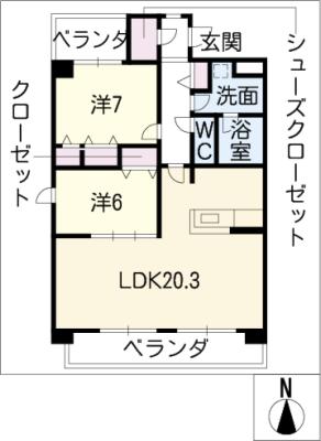 レジデンス宝が丘 間取り