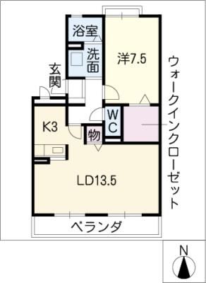 ゴールデン　ビレッジＢ 間取り