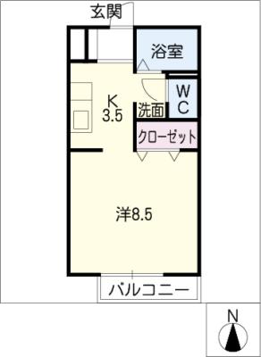 ヴィラ長久手１ 間取り