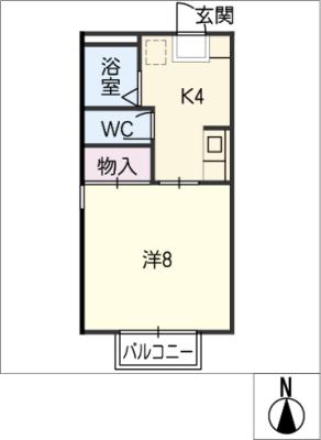 クリスタルビレッジＡ棟 間取り