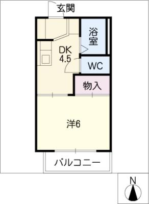コウジィコート　Ａ棟 間取り