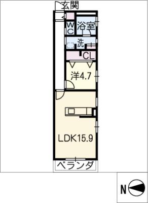 覚王山アパートメント 間取り