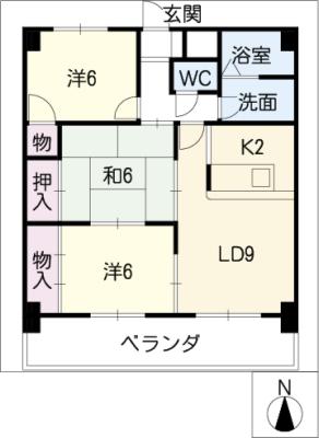 パークヒルズ東山 間取り