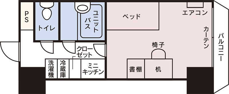 ドーミー本山 間取り
