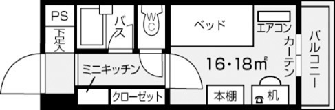 ドーミー東山公園 間取り