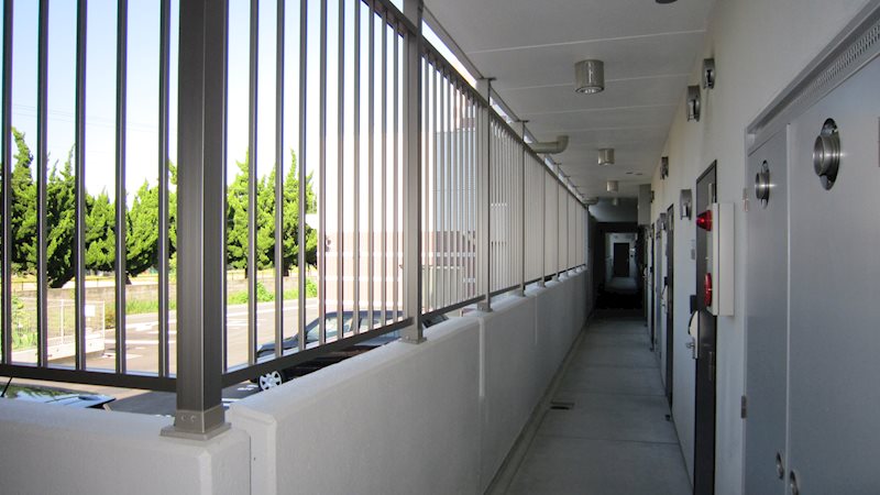 フラット利平治 共用廊下