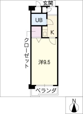  ライオンズマンション名大ウエスト２０３ 間取り