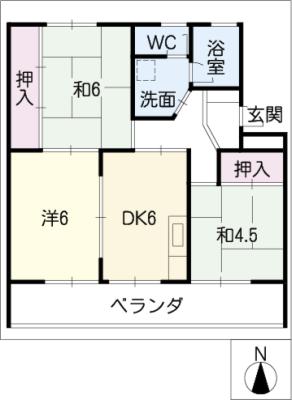 ハイツ穂波 間取り