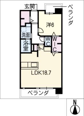  RADIANT FUJIGAOKA 間取り