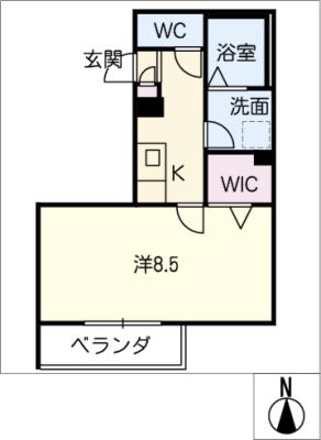 ベルポスト覚王山 間取り