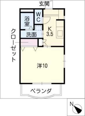 アフロディーテ川名 間取り