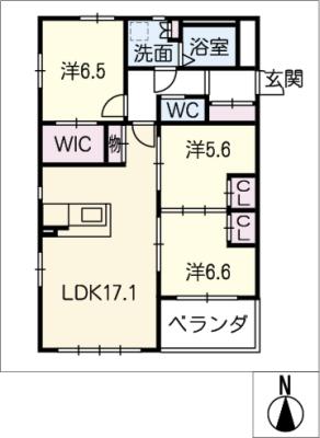 Ｇｒａｎｔａｇｅ藤ヶ丘 間取り