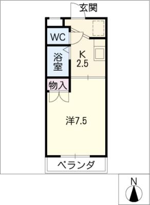 コーポゼフィール 間取り