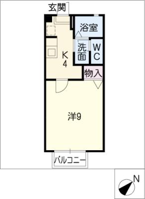 ディアス竹の山　Ｂ棟 間取り