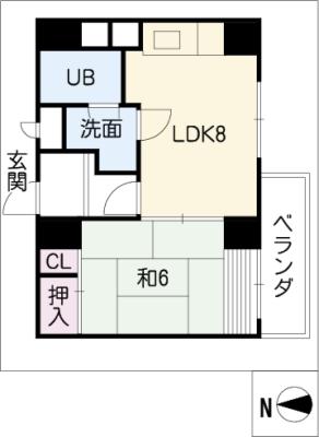 中京第３ビル 間取り