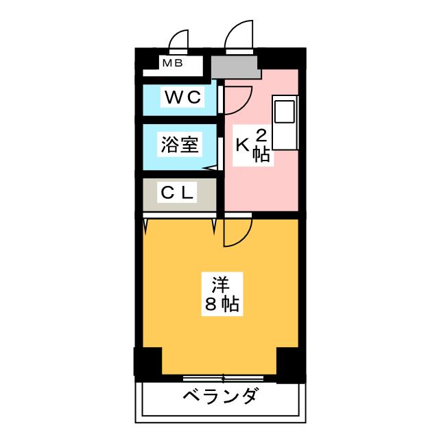 パル松ヶ枝 間取り