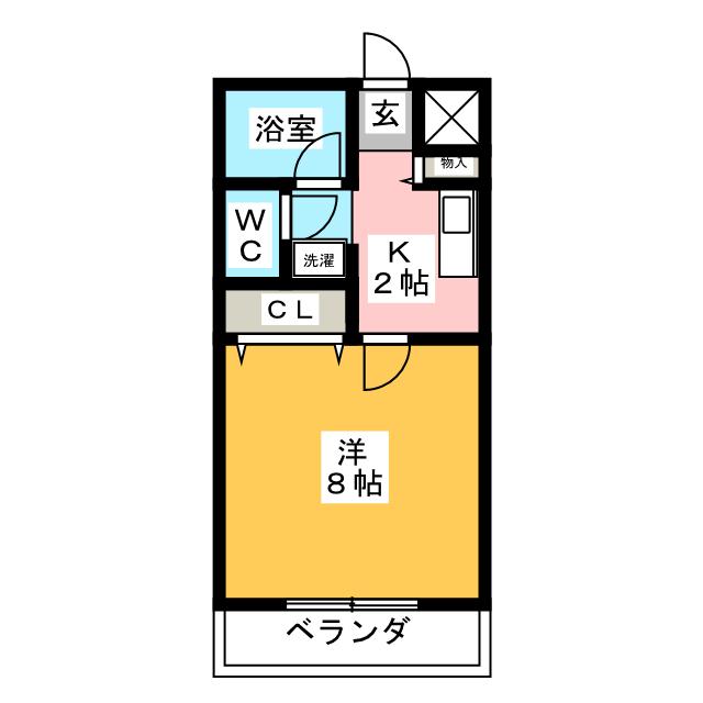 ビビッド塩釜 間取り